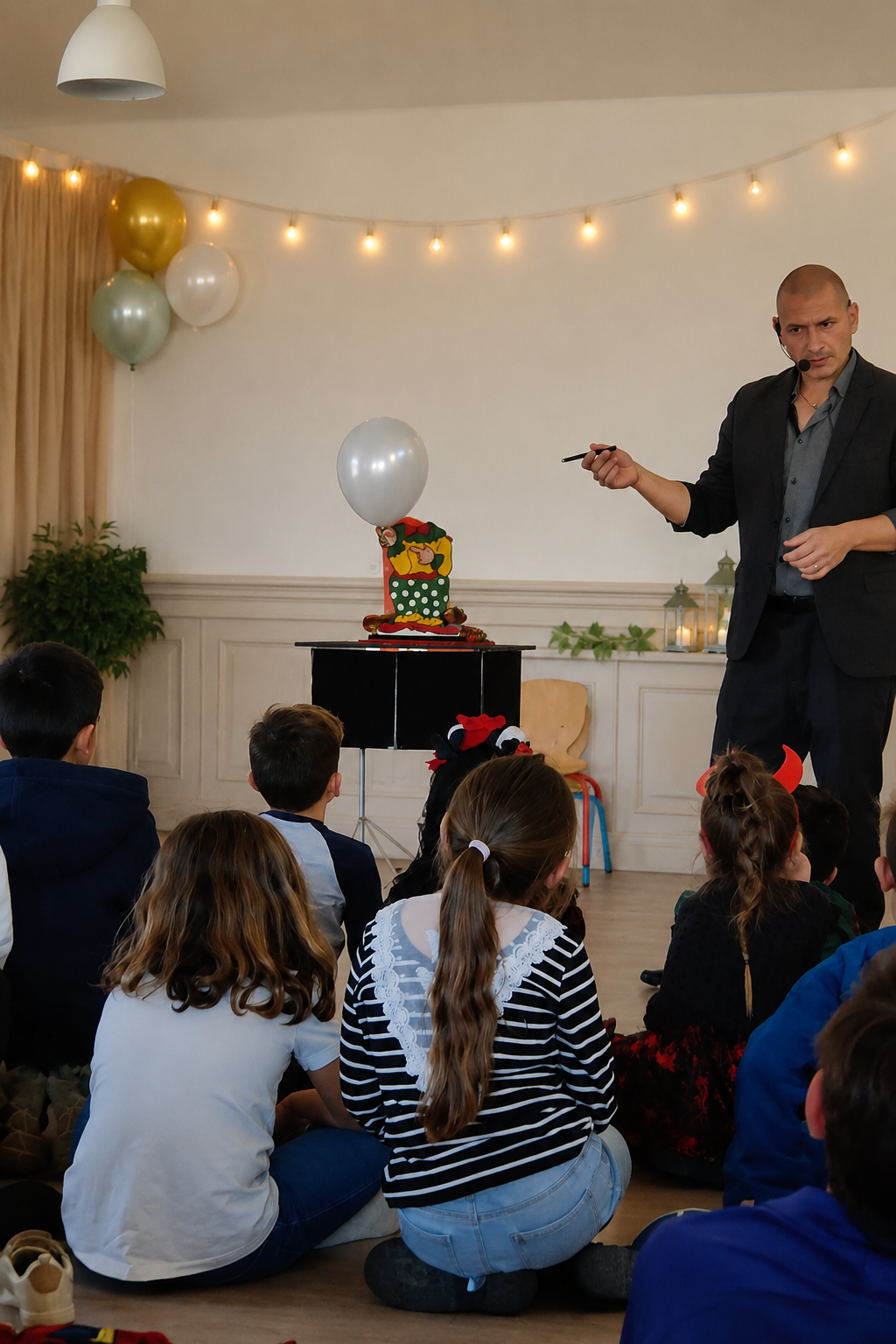 Philippe Morgan en spectacle de magie pour enfants